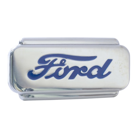 Bonnet/Hood Emblems - Ford script - 1941 com