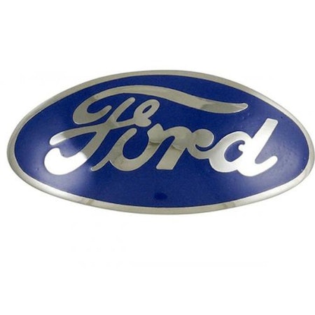 Grill/Radiator Emblems - Ford porcelain grill emblem BLUE 1933 pas