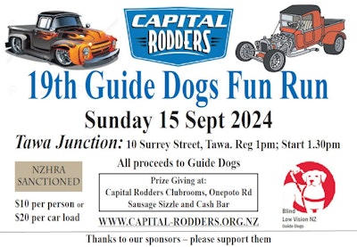 Capital Rodders - 19th Guide Dogs Fun Run  