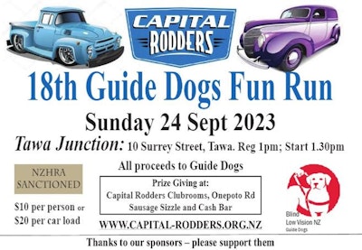 Capital Rodders - 18th Guide Dogs Fun Run  