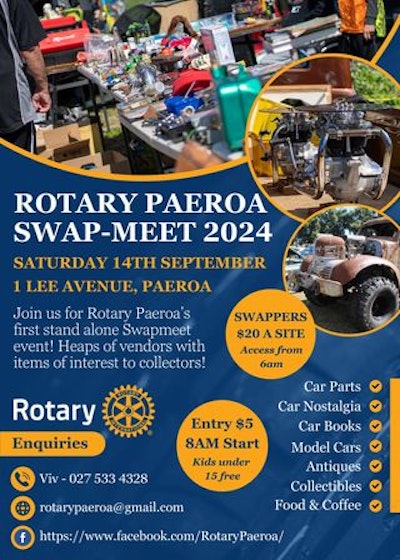 Rotary Paeroa  Swap Meet 