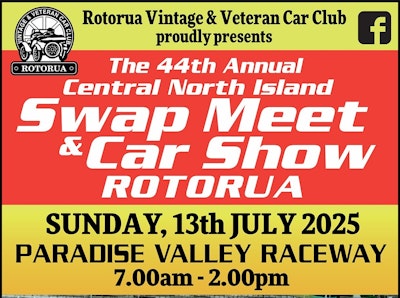 Rotorua Vintage Car Club Swap Meet