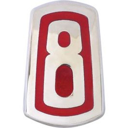 Bonnet/Hood Emblems - Number 8 - 1946 pas