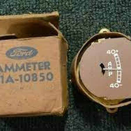 Electrical - Ammeter gauge - 1939 passenger