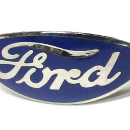 Grill/Radiator Emblems - Ford porcelain grill emblem BLUE 1932 pas 1932-35 com