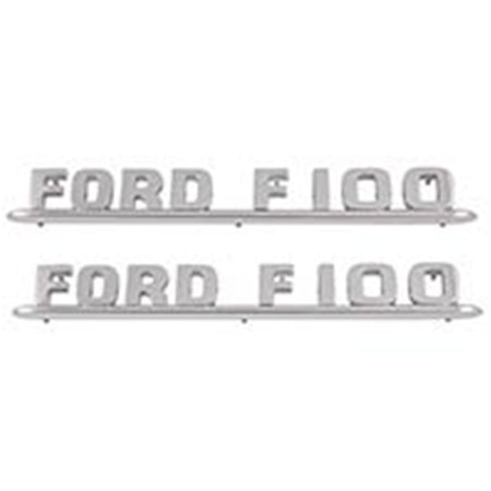 Bonnet/Hood Emblems - Ford F100 - 1953-54 com