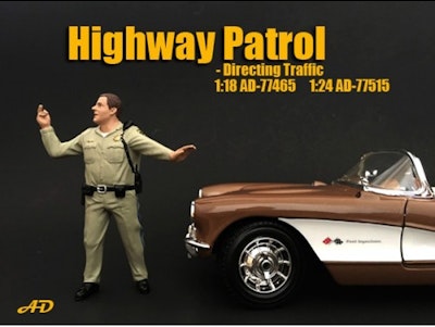 1:24 Scale American Diorama Highway Patrol