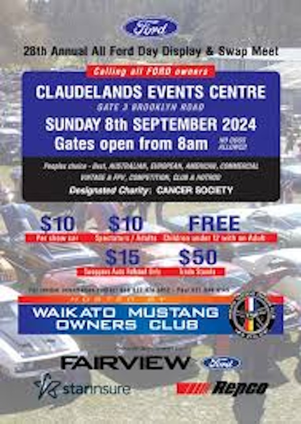 28th All Ford Day Display & Swap Meet  - Waikato 