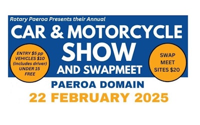 Paeroa V8 & Motorcycle Show & Swap Meet