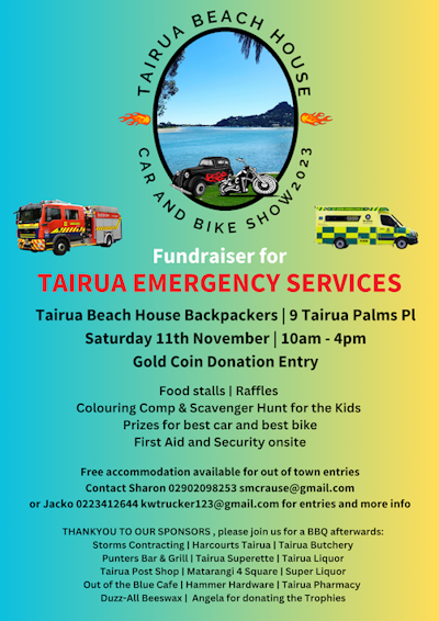 Tairua Beach House  Car and Bike Show 
