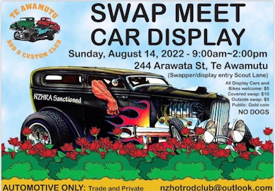 Te Awamutu Swap Meet Car Display